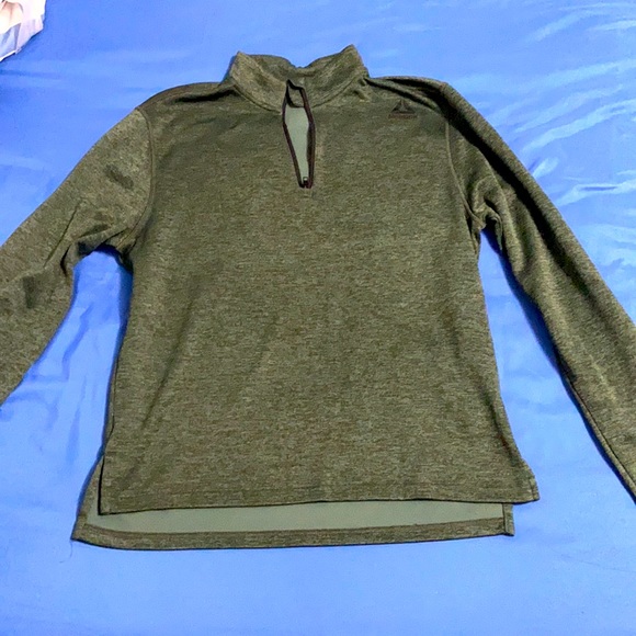 Reebok Green 1/4 Zip - Picture 1 of 3